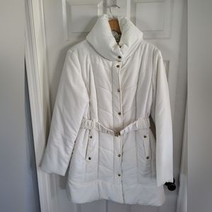 Brave Soul white winter coat, size L
